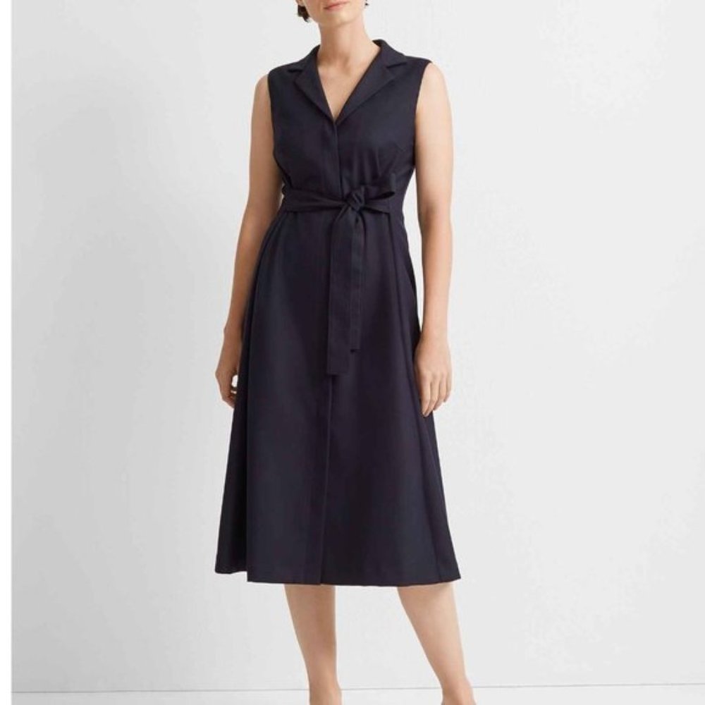 NEW Club Monaco Half Belted Dress